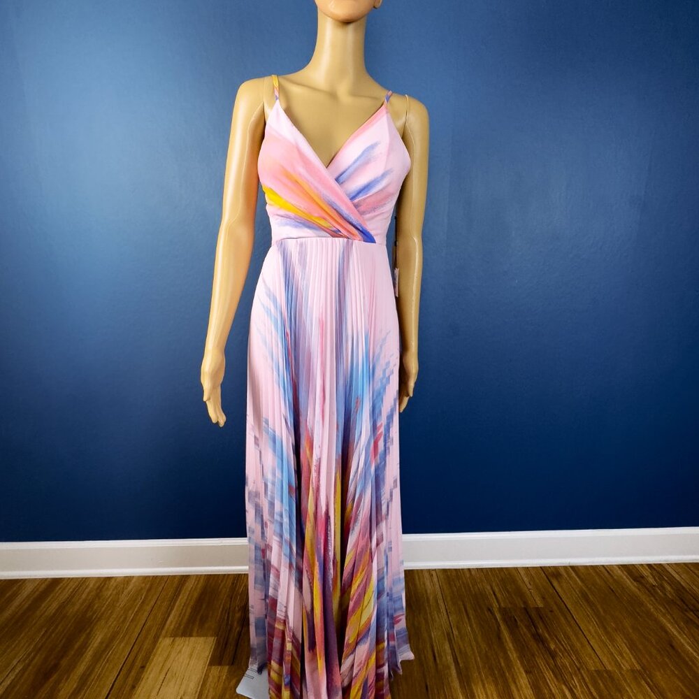 BEAUTIFUL SHELLI SEGAL SUMMER DRESS SIZE 0